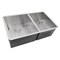 Nantucket Sinks 32 Inch Pro Series 55/45 Offset Double bowl Undermount Zero Radius Stainless Steel Kitchen Sink ZR3219-OS-16 - alternate 5